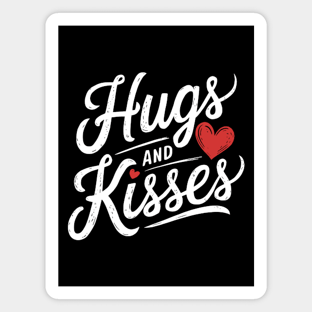 Hugs and Kisses Magnet by CreativeSage